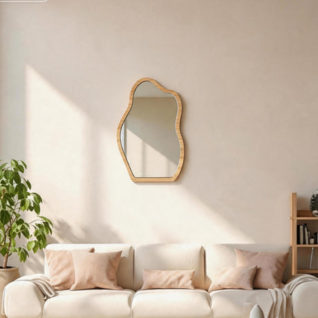 Oglinda decorativa Evanthia, MDF, 36x2x56 cm