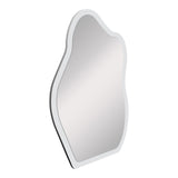 Oglinda decorativa Evanthia, MDF, Alb, 36x2x56 cm