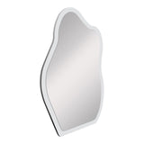 Oglinda decorativa Evanthia, MDF, 36x2x56 cm - Alb