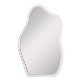 Oglinda decorativa Evanthia, MDF, 36x2x56 cm - Alb