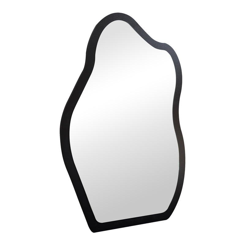 Oglinda decorativa Evanthia, MDF, 36x2x56 cm - Negru