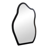 Oglinda decorativa Evanthia, MDF, 36x2x56 cm - Negru