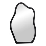 Oglinda decorativa Evanthia, MDF, 36x2x56 cm - Negru