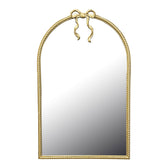 Oglinda decorativa Frensia, Lemn Aurit, 58x93 cm