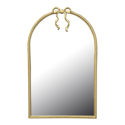 Oglinda decorativa Frensia, Lemn Aurit, 58x93 cm