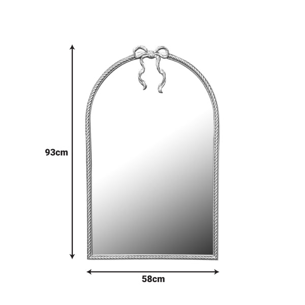 Oglinda decorativa Frensia, Lemn Aurit, Auriu, 58x93 cm