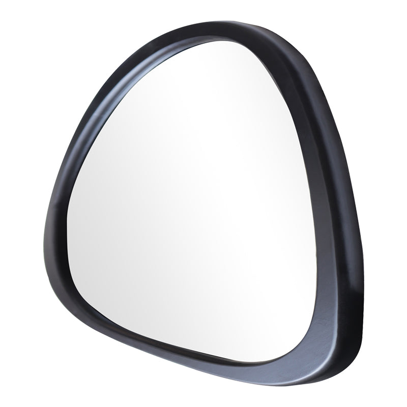 Oglinda decorativa Ione, MDF, 55x3x60 cm - Negru