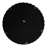 Oglinda decorativa, Lemn, Negru, 60 cm, 60x5x60 cm - Negru