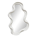 Oglinda decorativa Liquid cu rama, alba, 26x39 cm, detaliu produs