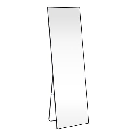 Oglinda decorativa Moira, Negru - Auriu, 50x28x160 cm
