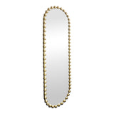 Oglinda decorativa Myrtus, Metal, 40x3x160 cm - Auriu