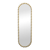 Oglinda decorativa Myrtus, Metal, 40x3x160 cm - Auriu
