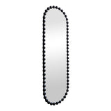 Oglinda decorativa Myrtus, Metal, 40x3x160 cm - Negru