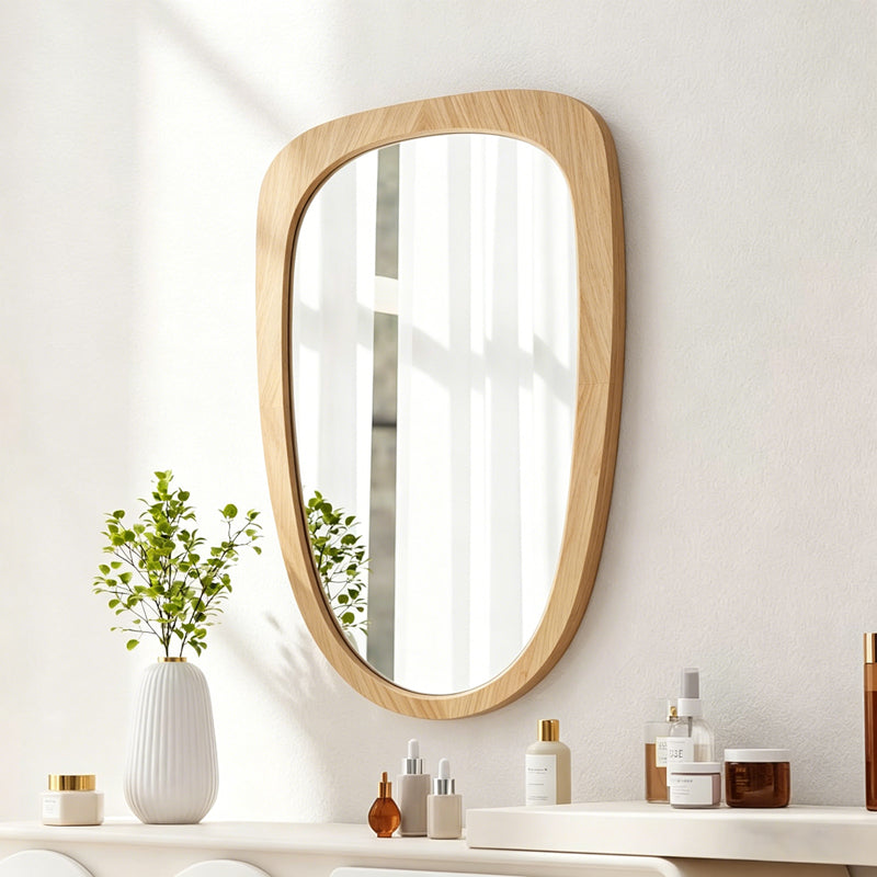 Oglinda decorativa Phaedra, MDF, 74x3x120 cm