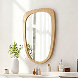 Oglinda decorativa Phaedra, MDF, 74x3x120 cm