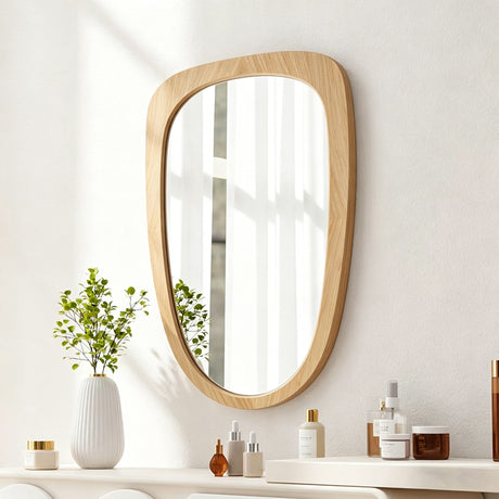 Oglinda decorativa Phaedra, MDF, 74x3x120 cm