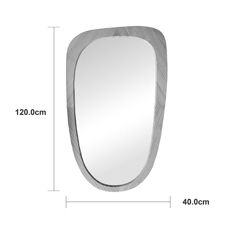 Oglinda decorativa Phaedra, MDF, 74x3x120 cm