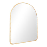 Oglinda decorativa Selene, MDF, 46x2x60 cm - Natural