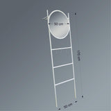 OGLINDĂ Dekoratif Ayna / Vestiyer A901, Alb, 3x170x50 cm