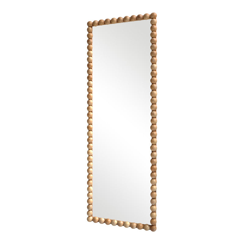 Oglinda din lemn cu finisaj Natural Ledalo, Lemn, 45x130 cm - Natur