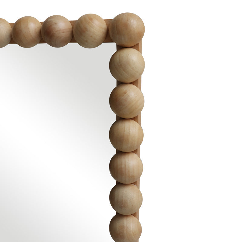 Oglinda din lemn cu finisaj Natural Ledalo, Lemn, 45x130 cm - Natur