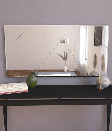 Oglindă Eilish - White, Alb, 60x120 cm