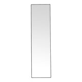 Oglinda eleganta aluminiu Moira, Aluminiu, Negru, 40x28x150 cm - Negru