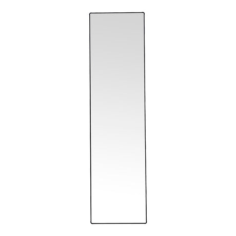 Oglinda eleganta aluminiu Moira, Aluminiu, Negru, 40x28x150 cm