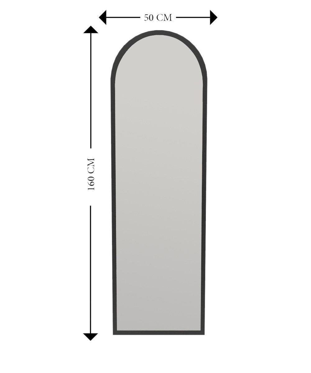 Oglinda Emma, 160x50 cm - Negru
