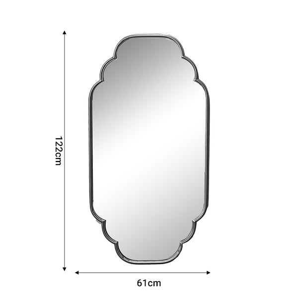 Oglinda Farous auriu metalic, 61x122 cm