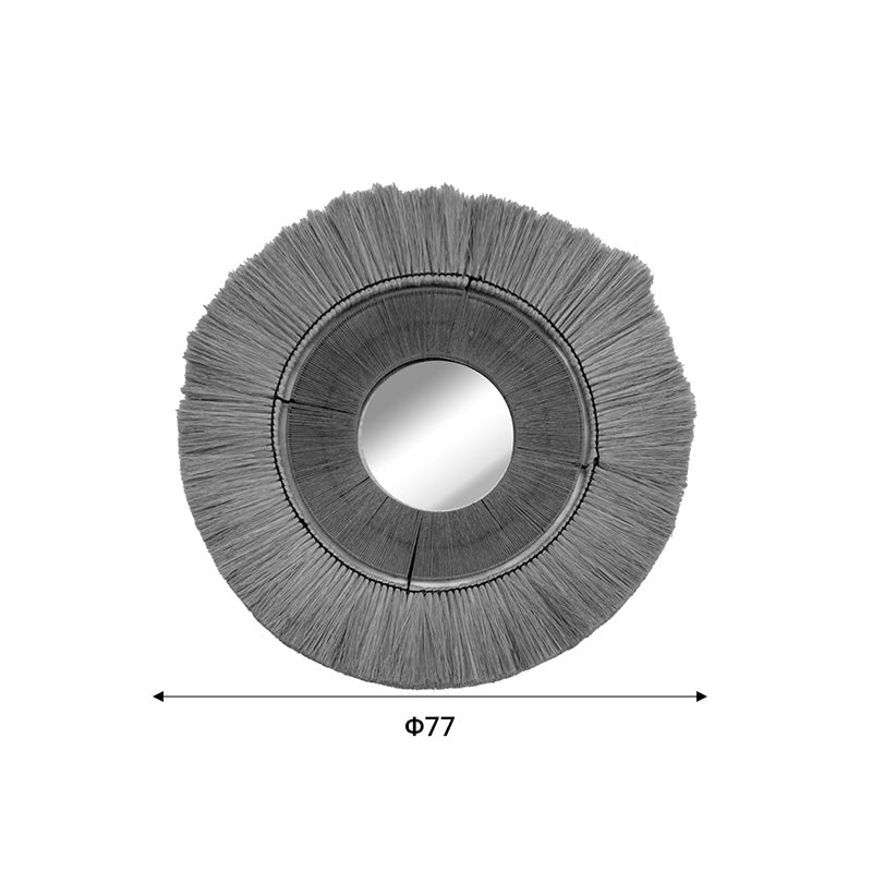 Oglinda Krava iarba, Natural, 77x77 cm, imagine suplimentara