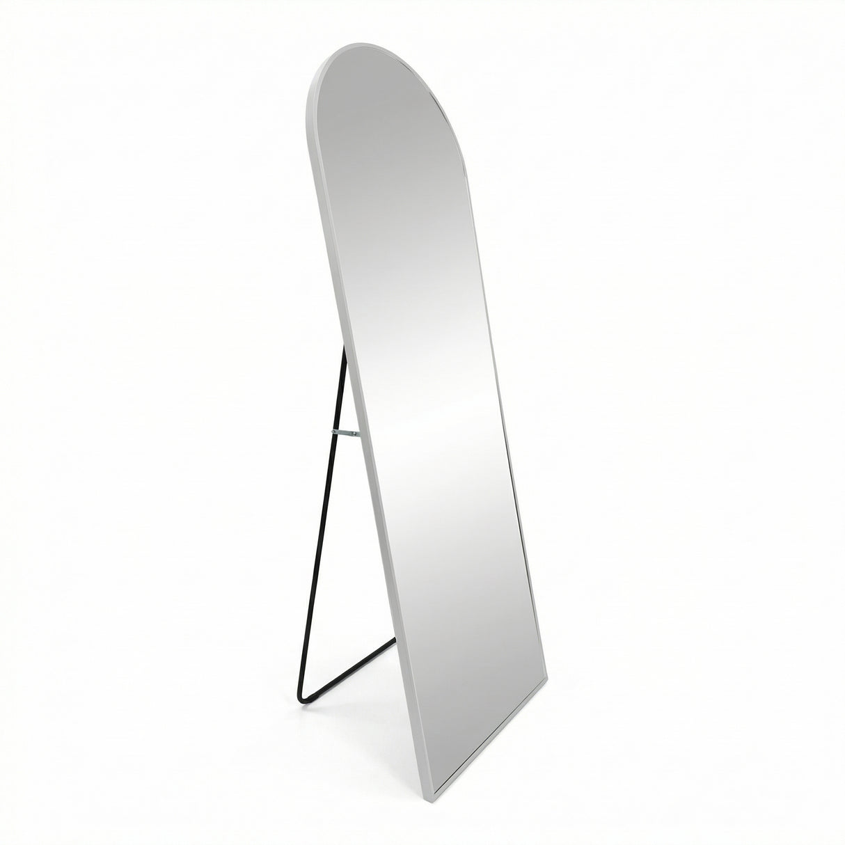 Oglinda Lorens, Aluminiu, Argintiu, 46x40x150 cm - Gri