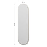 Oglindă Magnum - White, Alb, 2x120x40 cm