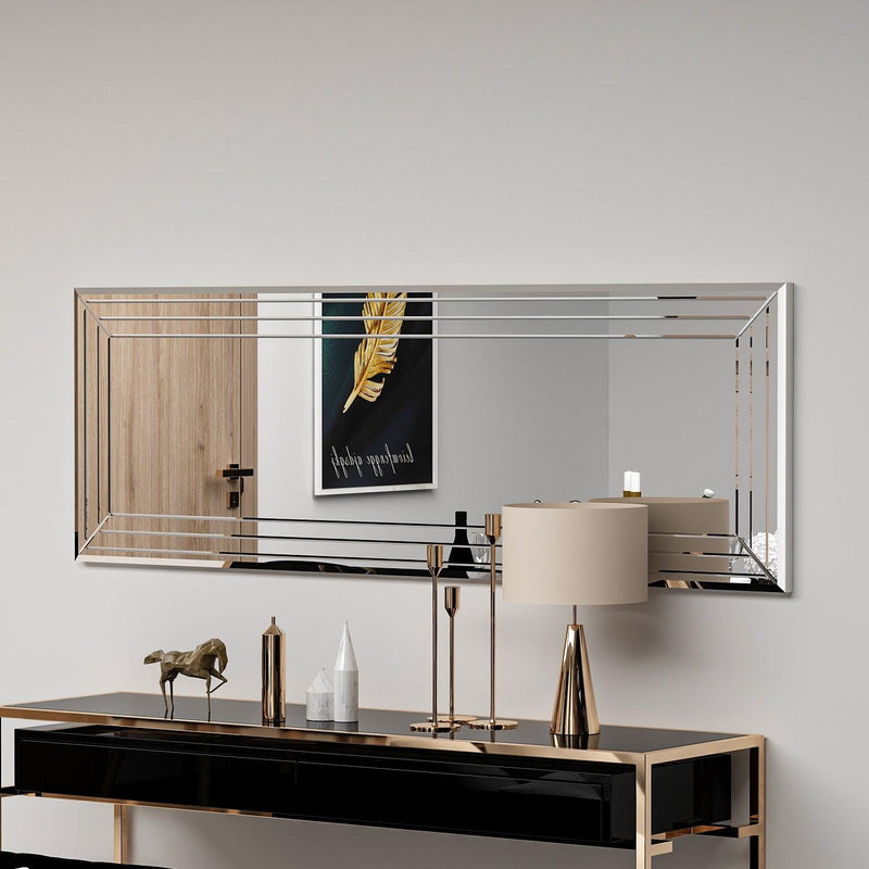 Oglindă Neom - White, Alb, 2x40x120 cm
