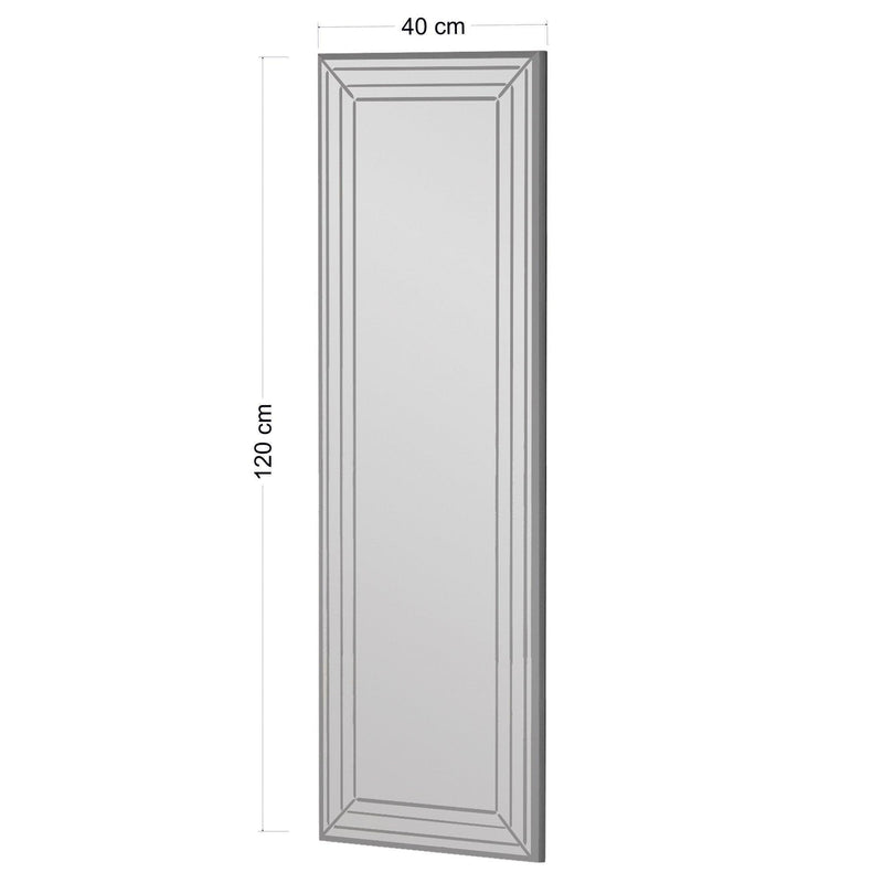 Oglindă Neom - White, Alb, 2x40x120 cm