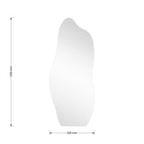 Oglinda Neregulata 1, Alb, 50x120 cm