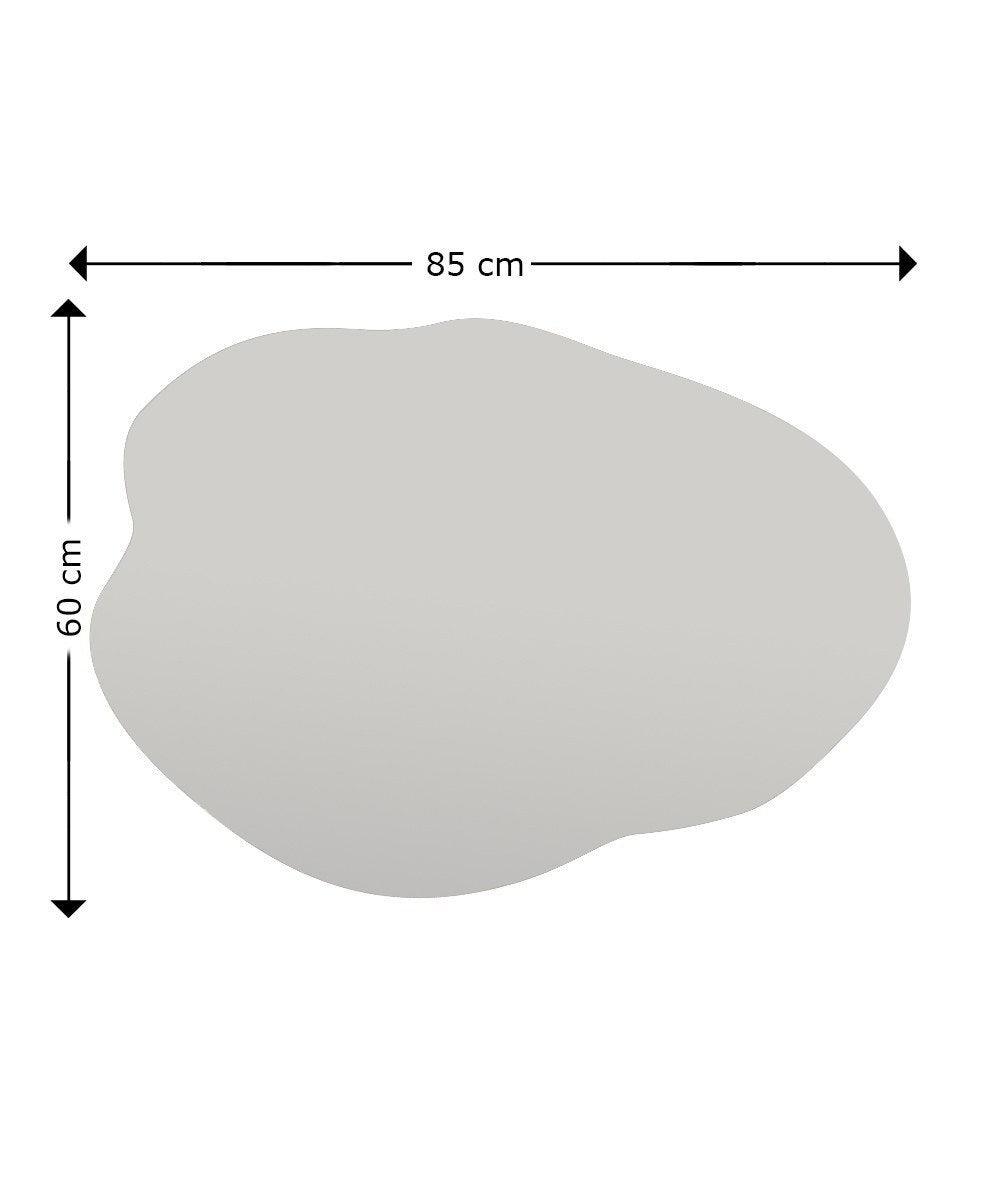 Oglindă Ohho - Black, Negru, 2x60x85 cm