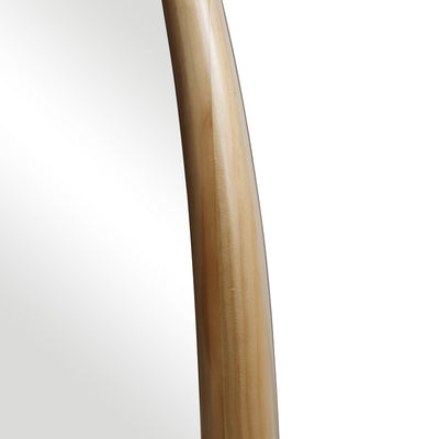 Oglinda ovala cu rama Naturala Marly, Natur, 50x127 cm, foto produs