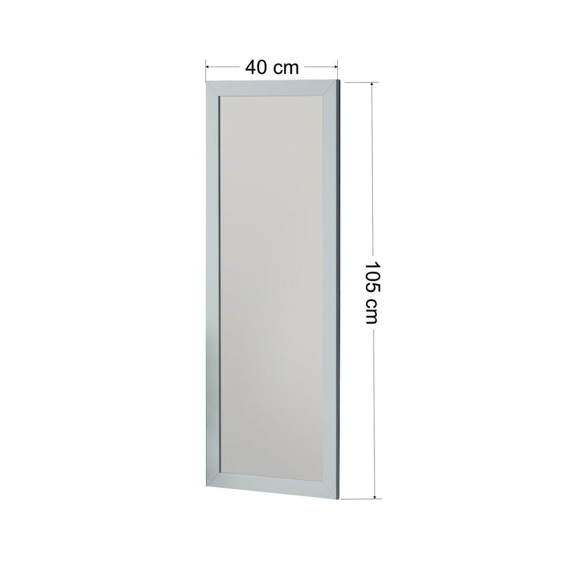 Oglindă Ovea - White, Alb, 2x105x40 cm