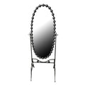 Oglinda Present negru metalic 63x50x171 cm