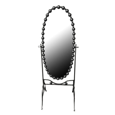 Oglinda Present negru metalic 63x50x171 cm