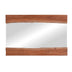 Oglinda Riverine lemn de tec Natural 120x80 cm