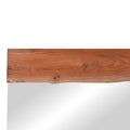 Oglinda Riverine lemn de tec, Natural, 120x80 cm, imagine suplimentara