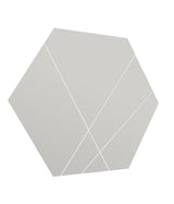 Oglindă Saga - White, Alb, 2x60x70 cm