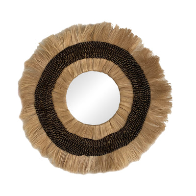 Oglinda Verone abaca Natural 80x80 cm