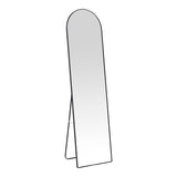 Oglinda aluminiu cu nuanta aurie Plaza, Aluminiu, 40x28x150 cm - Negru