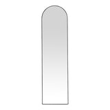 Oglinda aluminiu cu nuanta aurie Plaza, Aluminiu, 40x28x150 cm - Negru