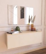 Oglindă Vocal - White, Alb, 2x75x50 cm