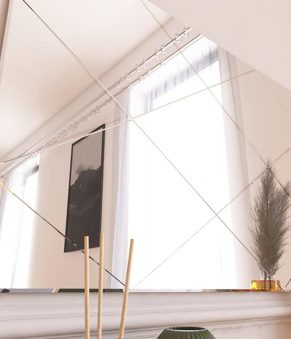 Oglindă Vocal - White, Alb, 2x75x50 cm