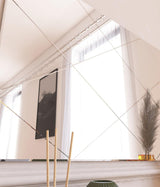 Oglindă Vocal - White, Alb, 2x75x50 cm